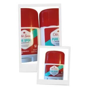 (3 Pcs) of Old Spice Pure Sport High Endurance Antiperspirant & Deodorant 0.5oz